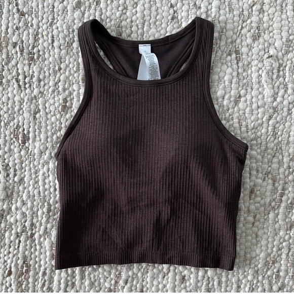 lululemon athletica Tops - Lululemon Ebb to Street Racerback Crop Tank Top